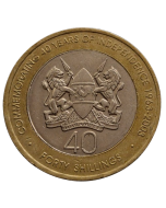 Quênia 40 shillings 2003 - 40º Aniversário da Independência