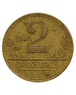 Brasil 2 Cruzeiros 1945 - Sem Sigla