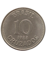 Brasil 10 Cruzados 1988