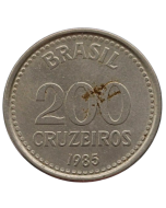 Brasil 200 Cruzeiros 1985
