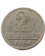 Brasil 2 Cruzeiros 1958