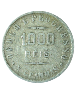 Brasil 1000 Réis 1910 - Prata