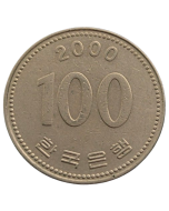 Coreia do Sul 100 won 2000