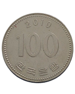 Coreia do Sul 100 Won 2010