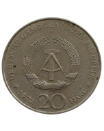 Alemanha Oriental 20 marcos 1972 - Friedrich von Schiller