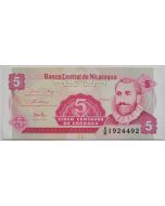 Nicarágua 5 Centavos de Córdoba 1991