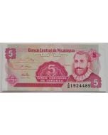 Nicarágua 5 Centavos de Córdoba 1991