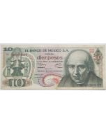 México 10 Pesos 1977