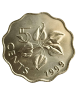 Suazilândia 5 Cêntimos 1999 FC