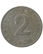 Áustria 2 groschen 1957