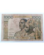 Senegal - Estados da África Ocidental 1000 Francos 1959/1965 MBC