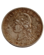 Argentina 50 Centavos 1883 - Prata