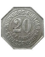 Alemanha - República Federal 20 Pfennig - Tokens de Trânsito