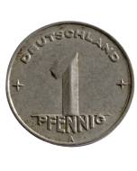 Alemanha Oriental (DDR)  1 Pfennig 1950 A