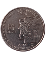 Estados Unidos ¼ dólar 2000 P - New Hampshire State Quarter