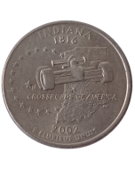 Estados Unidos ¼ dólar 2002 - Indiana State Quarter