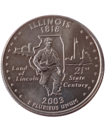 Estados Unidos ¼ dólar 2003 - Illinois State Quarter
