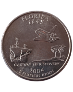 Estados Unidos ¼ dólar 2004 - Flórida State Quarter