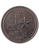Estados Unidos ¼ dólar 2004 P ou D - Texas State Quarter