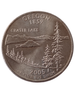 Estados Unidos ¼ dólar 2005 D ou P - Oregon State Quarter