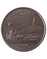 Estados Unidos ¼ dólar 2006 - Nebraska State Quarter