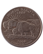 Estados Unidos ¼ dólar 2006 P - North Dakota State Quarter