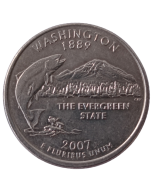 Estados Unidos ¼ dólar 2007 P - Washington State Quarter