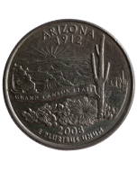 Estados Unidos ¼ dólar 2008 P - Arizona State Quarter