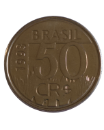 Brasil 50 Cruzeiros Reais 1993 - Onça Pintada