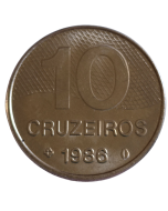 Brasil 10 Cruzeiros 1986