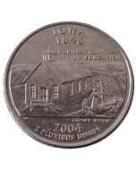 Estados Unidos ¼ dólar 2004 - Iowa State Quarter