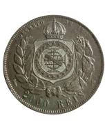 Brasil 2000 Réis 1887 - Prata