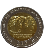 Uruguai 10 Pesos 2015 FC -  Bicentenário de Regularização Fundiária