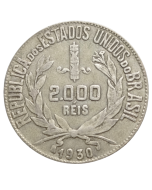 Brasil 2000 Réis 1930 - Mocinha (Prata)