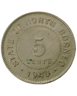 Borneu do Norte 5 Centavos 1940