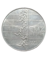 Finlândia 10 Markkaa 1971 - 10º Campeonato Europeu de Atletismo - Helsínquia 1971 (Prata)