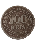 Brasil 100 Réis 1874