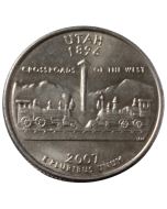 Estados Unidos ¼ dólar 2007 P ou D - Utah State Quarter