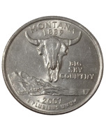 Estados Unidos ¼ dólar 2007 - Montana State Quarter