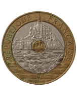 França 20 francos 1992 - Trimetálica