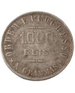 Brasil 1000 Réis 1911 - Prata