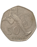 Reino Unido 50 Pence 2004 - 50º Aniversário - Primeira milha em menos de quatro minutos
