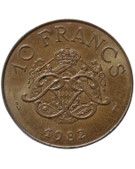 Mônaco10 francos1982