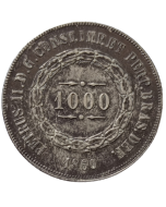 Brasil 1000 Réis 1960 - Prata