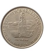 Argentina 2 Pesos 2007 - 100º aniversário - Descoberta de petróleo na Argentina