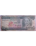 Barbados 5 Dólares1975-1993