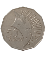 Austrália 50 Cêntimos 2000 -  Milênio - Ano 2000