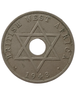 África Ocidental Britânica 1 penny 1943