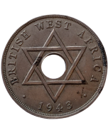 África Ocidental Britânica 1 penny 1943 - Colónia britânica