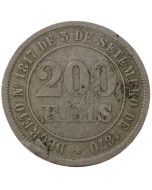 Brasil 200 Réis 1876